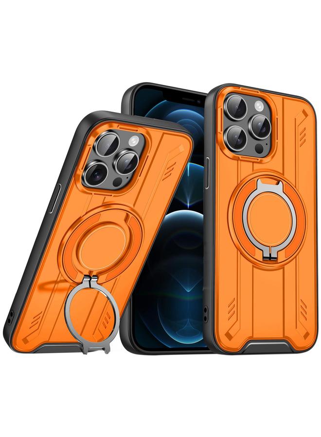 S-TOP Case For iPhone 12 Pro Max Rotating Ring Holder Magnetic MagSafe Phone Case - Image 1