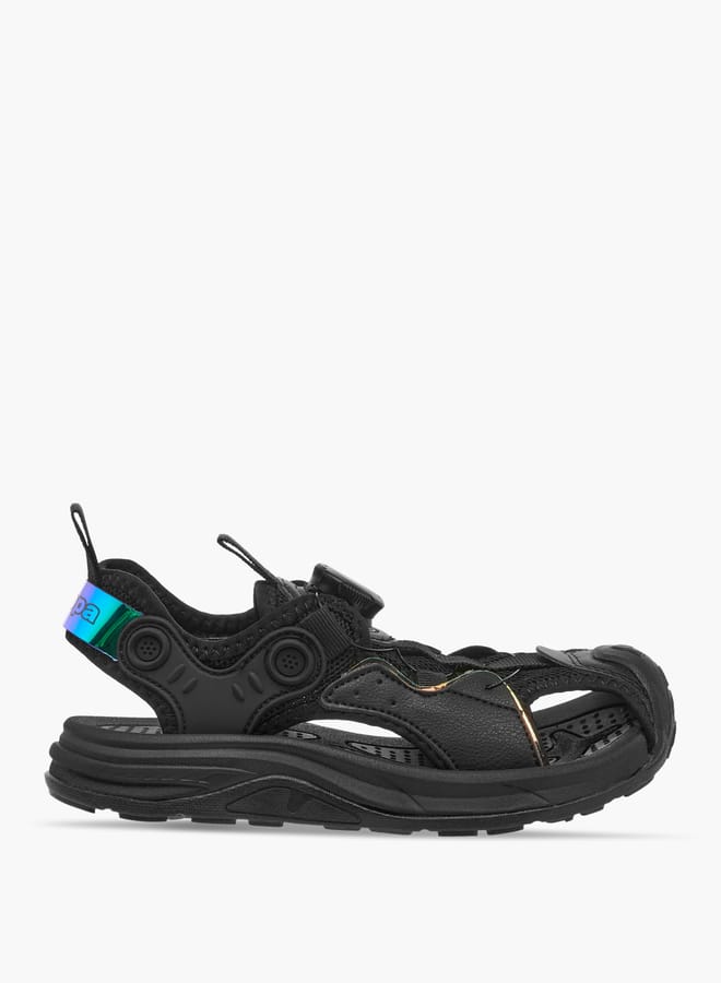 كابا صنادل أولاد بنعل مزخرف وإبزيم دوار - Image 1