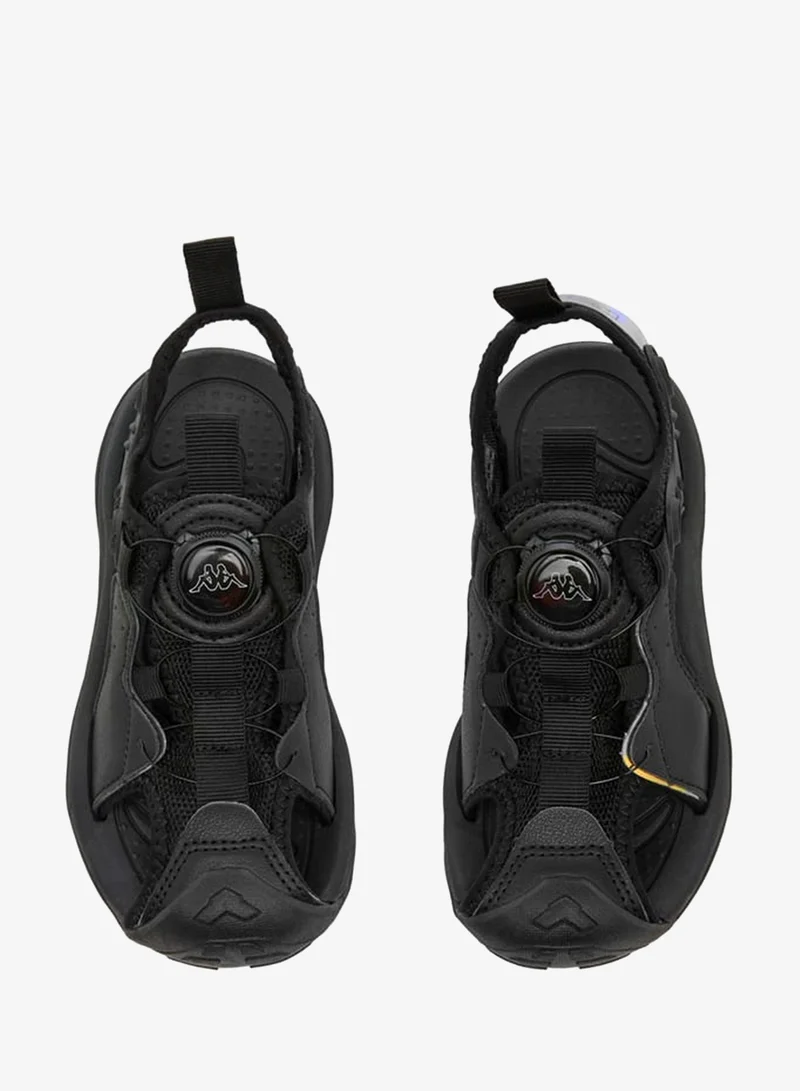 Kappa Boys' Textured Sandals with Rotating Buckle Closure