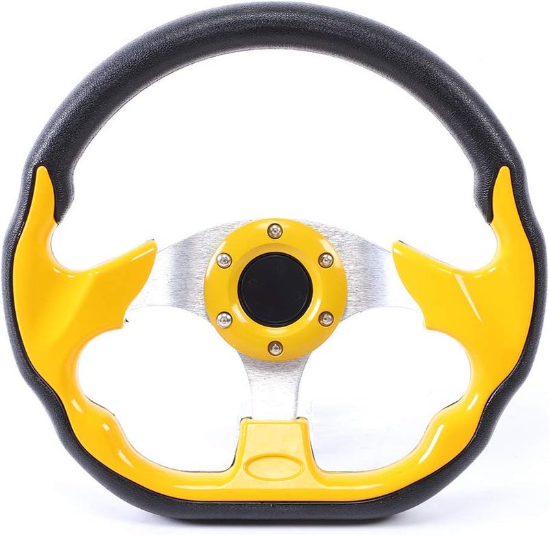 Year round in stock 320mm Sport Steering Wheel, Universal Car Drifting Steering Wheel with Horn Button, Aluminum and PVC Construction for Enhanced Grip and Style, Fits Most Vehicles Multi-style matching design Multi-use well optimized build Nationwide courier network Closed & open space compatible Multi usage Trendy flexible practical build Any KSA address orderable Multi warehouse process Narrow & wide space compatible High strength upgraded material All-item unified delivery Oil resistant Anti slip Labor saving optimized design Heavy load resistant Wear resistant Classic modern blend design Elegant multi-option build All consumer tier purchase options Multi-price design picks Longevity upgraded craftsmanship Hardness boosted processed substance Consistent steady quality Salt resistant coating - Image 1