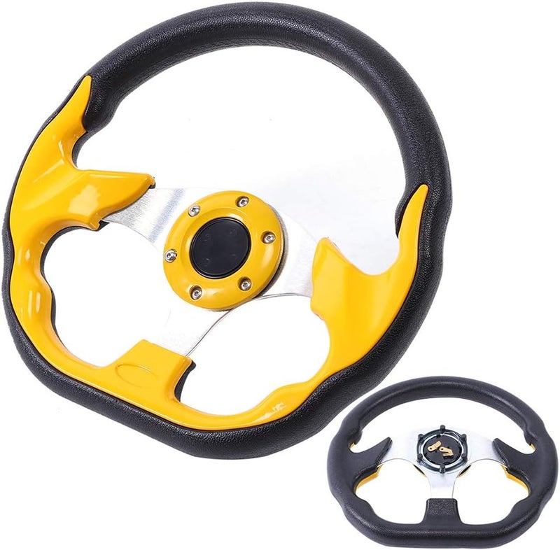 Year round in stock 320mm Sport Steering Wheel, Universal Car Drifting Steering Wheel with Horn Button, Aluminum and PVC Construction for Enhanced Grip and Style, Fits Most Vehicles Multi-style matching design Multi-use well optimized build Nationwide courier network Closed & open space compatible Multi usage Trendy flexible practical build Any KSA address orderable Multi warehouse process Narrow & wide space compatible High strength upgraded material All-item unified delivery Oil resistant Anti slip Labor saving optimized design Heavy load resistant Wear resistant Classic modern blend design Elegant multi-option build All consumer tier purchase options Multi-price design picks Longevity upgraded craftsmanship Hardness boosted processed substance Consistent steady quality Salt resistant coating - Image 5