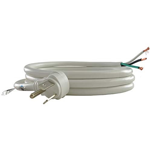 Conntek 720P-082 6.8 Feet 20-Amp 277-Volt NEMA 7-20P Power Cord to Hard Wire, Grey - Image 1