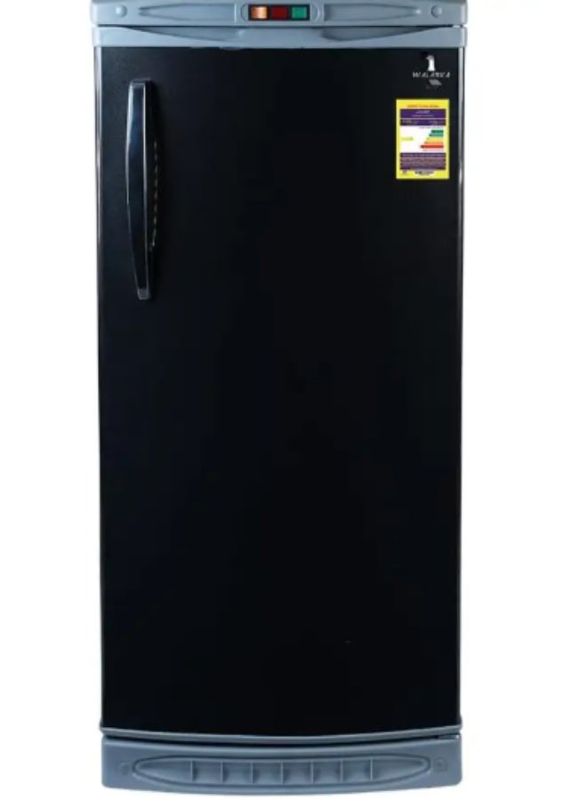 W Alaska No-Frost Vertical Deep Freezer, 220 Liters, 5 Drawers, UP180NF - Black