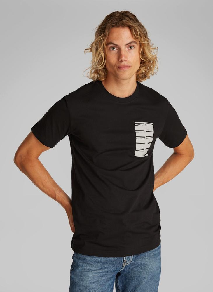 Calvin Klein Jeans Serif Box Graphic T-Shirt  - Image 1