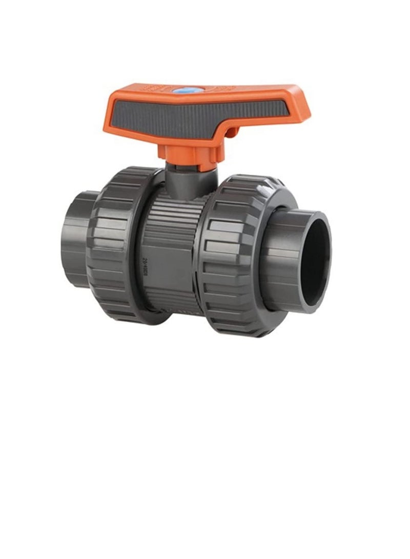 Cepex PVC Heavy Duty Water Supply Pipe Fittings for Swimming Pool, Agriculture, Irrigation & Commercial Plumbing Use (1.1/2 Inch, Union Ball Valve)  - Image 2