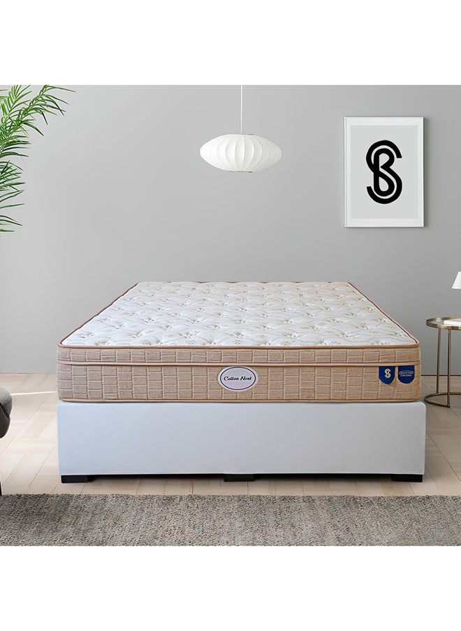 Bed and Mattress Zone Cotton Nest Euro Top Pocket Spring Mattress 150x190 Queen Size  - Image 1
