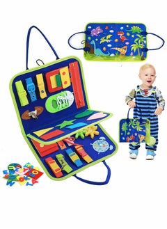 SYOSI Busy Board Montessori Toys 20 in 1 Toddlers Sensory Gifts 2 3 4 Year Old Boys Girls for Fine Motor Skills Learn to Dress Early Educational  - Image 1