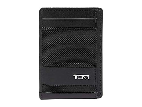 TUMI - Alpha Money Clip Card Case - Credit Card Wallet - Stylish Cash & Money Clip - 2.9" X 4.1" X 0.6" - Black - Image 4