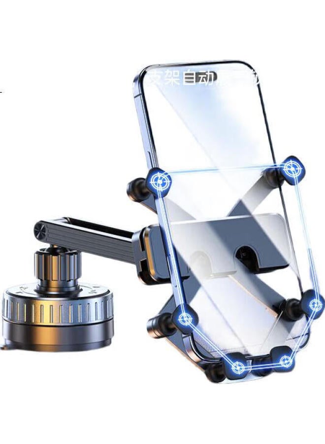 Stiger Car Phone Holder, Vacuum Suction Desktop Stand Binge-Watching, Filming, Lazy, Multifunctional, Gravity Lock, Suction Cup, Center Console Dedicated Navigation Mounting Bracket - Image 3