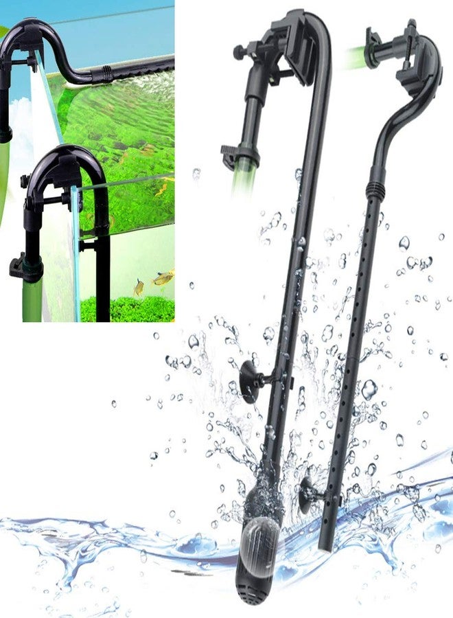 BIBABLYKE Canister Filters Intake Outlet Tube Kit Fish for Tank External Filter Replacement Accessories with Strong Suction Cups Black Plastic - Image 2