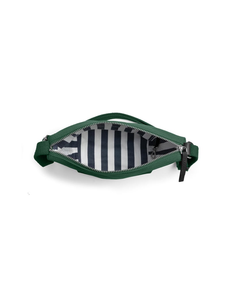 DailyObjects Slim Caddy Sling Crossbody Bag for Women, Girls | Durable Cotton Canvas with Slip Pocket | Stylish Ladies Shoulder Purse Wallet | Zippered Closure & Adjustable Strap - Green - Image 5
