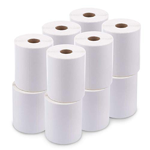 enKo Products enKo 4" x 2" Labels for Zebra Desktop Printers (12 Rolls | 9,000 Labels) - Direct Thermal Address Mailing Shipping Barcode FBA Stickers FNSKU Label for Zebra and Eltron (Perforated) - Image 1