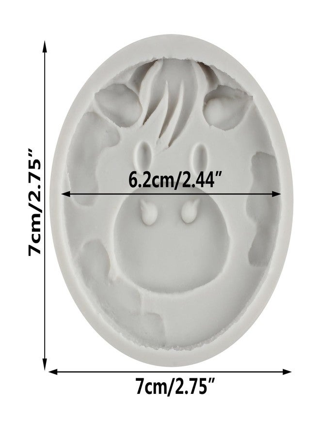 MINFEIDMS Animal Silicone Mold Cow Fondant Mold For Cake Decorating Cupcake Topper Chocolate Gum Paste Polymer Clay - Image 2