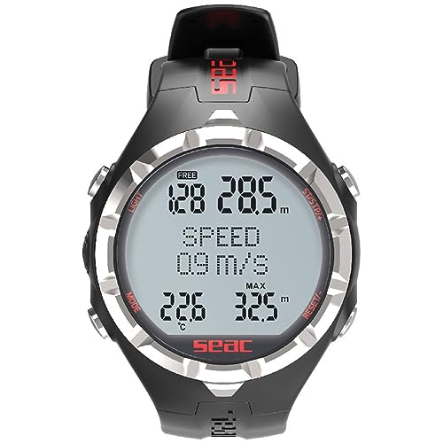 Seac سايك جهاز كمبيوتر الغوص الحر - أسود/أحمر - Image 2