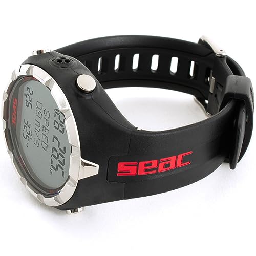 Seac سايك جهاز كمبيوتر الغوص الحر - أسود/أحمر - Image 4