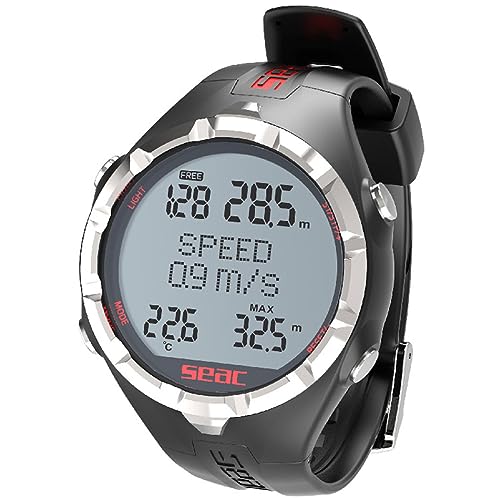 Seac سايك جهاز كمبيوتر الغوص الحر - أسود/أحمر - Image 1