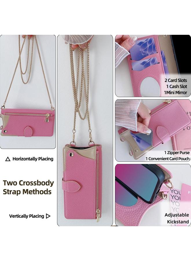 S-TOP Case For Google Pixel 6 Pro Crossbody Chain Fishtail Litchi Leather Phone Case - Image 5