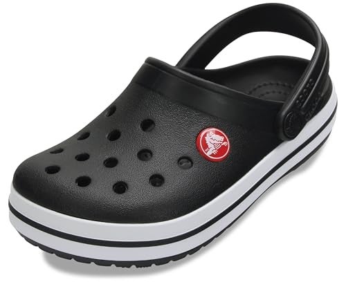 Crocs Unisex-Child Crocband Clogs (Todder Shoes), Black, 9 Toddler - Image 5