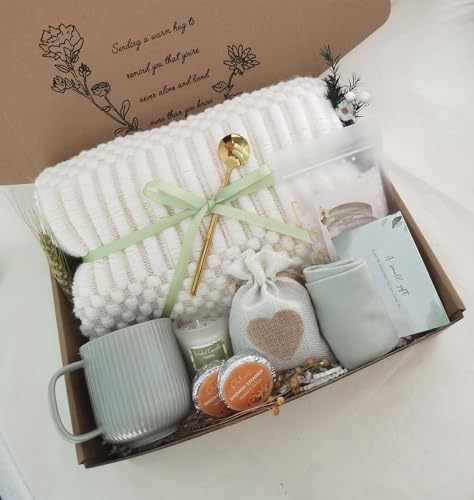 CASTATEO Get Well Soon Gift Basket- Relaxation, Birthday,Mothers Day/Self Care Package, After Surgery, Sympathy Gift for Loss of Loved One, Thinking of You Gift Set, Grief/Comfort/Miscarriage Gift for Women - Image 1