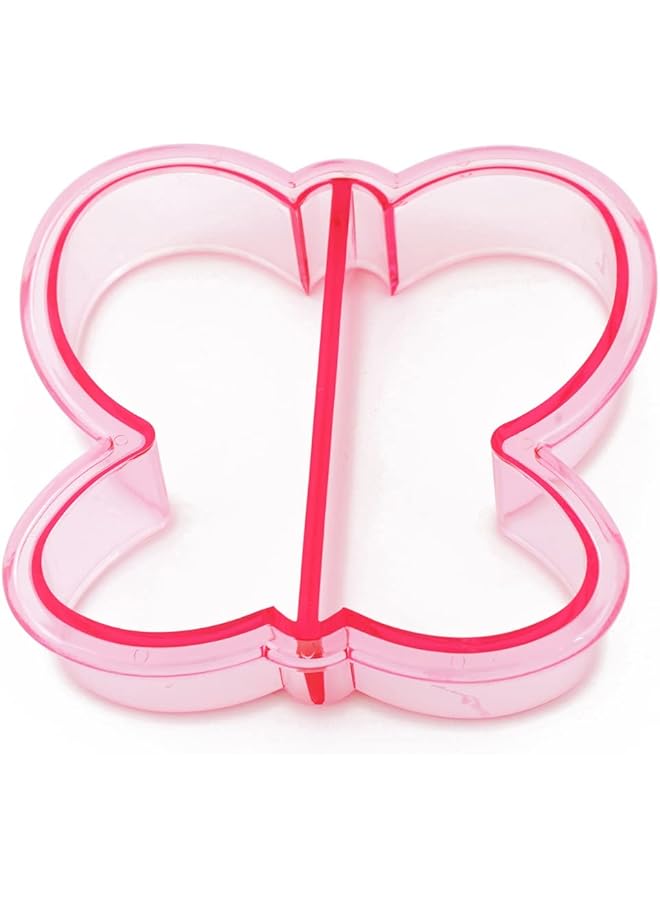 TINY WHEEL Toast Cutter Butterfly Pink Small 2203214 - Image 1