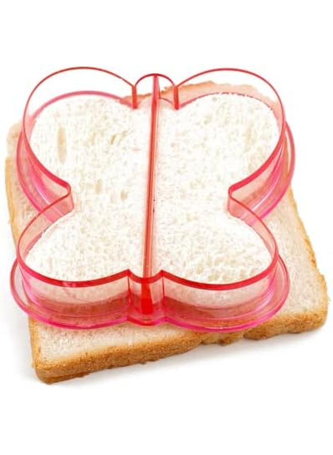 TINY WHEEL Toast Cutter Butterfly Pink Small 2203214 - Image 2