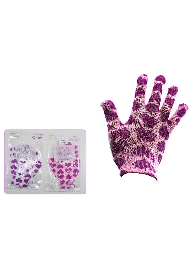 Bath Gloves Mixed Colors, Set of Specify Quantity for Invigorating and Gentle Exfoliation - Image 2