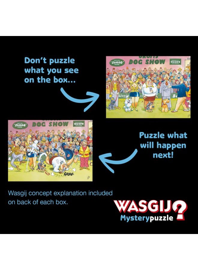 Wasgij Jumbo Wasgij Retro Mystery 8 The Final Hurdle | Jigsaw Puzzle For Adults 1000 Pieces | The What Happens Next Jigsaw Puzzle | 68 x 49cm Puzzle | - Image 2