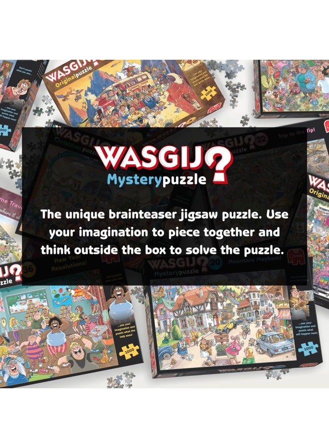 Wasgij Jumbo Wasgij Retro Mystery 8 The Final Hurdle | Jigsaw Puzzle For Adults 1000 Pieces | The What Happens Next Jigsaw Puzzle | 68 x 49cm Puzzle | - Image 5