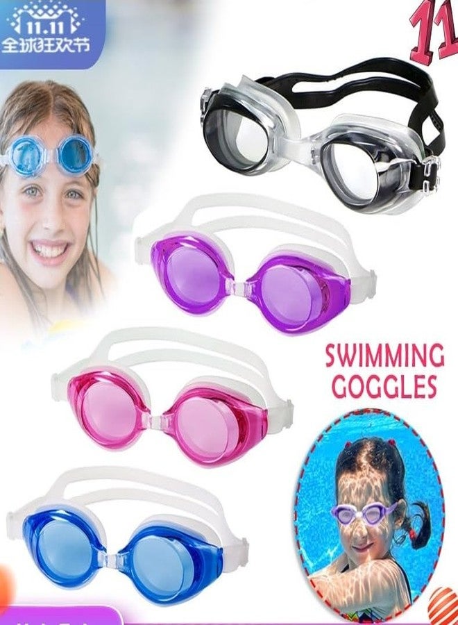 RAVIZAA Anti Fog Swimming Goggle For Adults & Kids | With Free Case & Adjustable Straps - Image 2