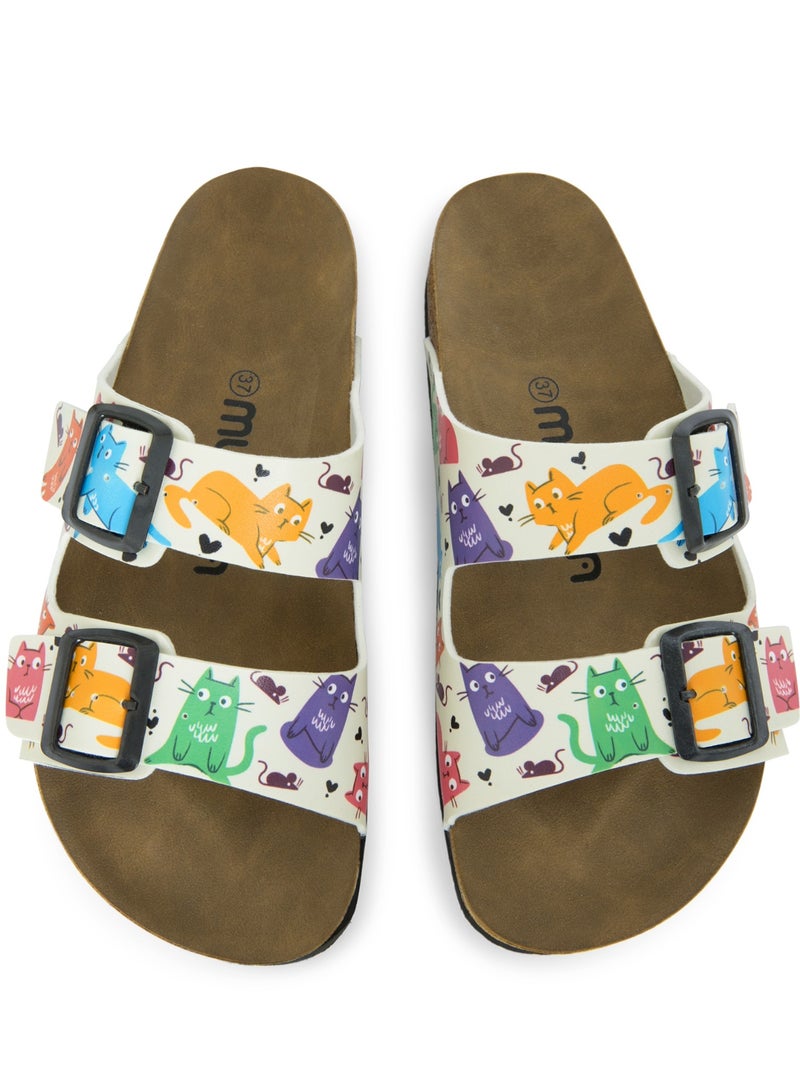 Mumka Colored Cats Sandals - Image 3