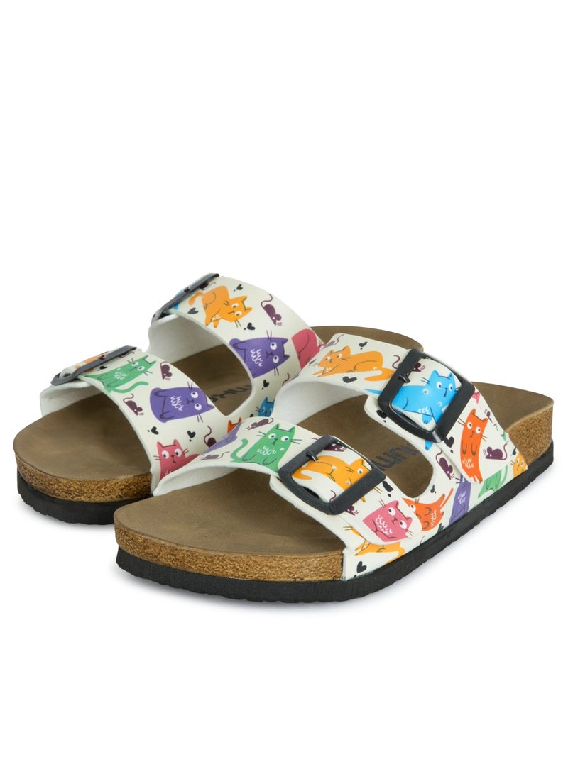 Mumka Colored Cats Sandals - Image 4