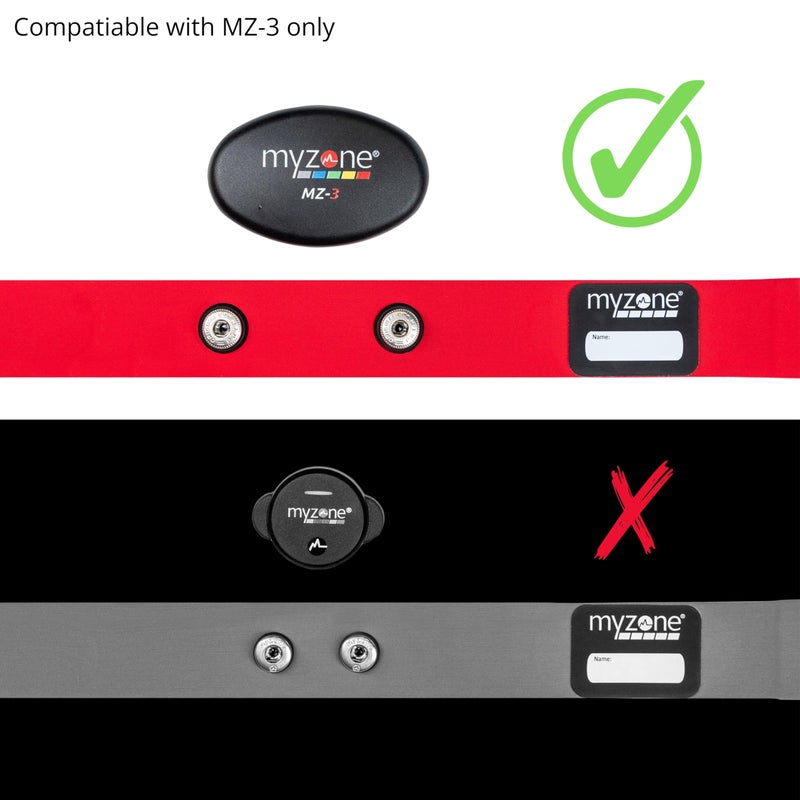 MYZONE MZ-3 Adjustable Replacement Chest Strap (Medium) â€“ Comfortable & Secure Fit for Fitness Tracking, Ideal for Home Workouts & Gym Training - Image 2