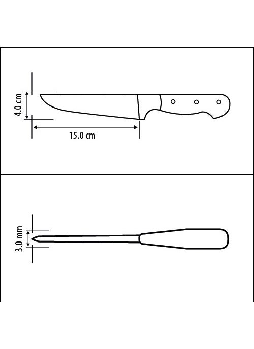 Sürbisa Sürbısa 61010-YM Wooden Handled Local Butcher Knife  - Image 5
