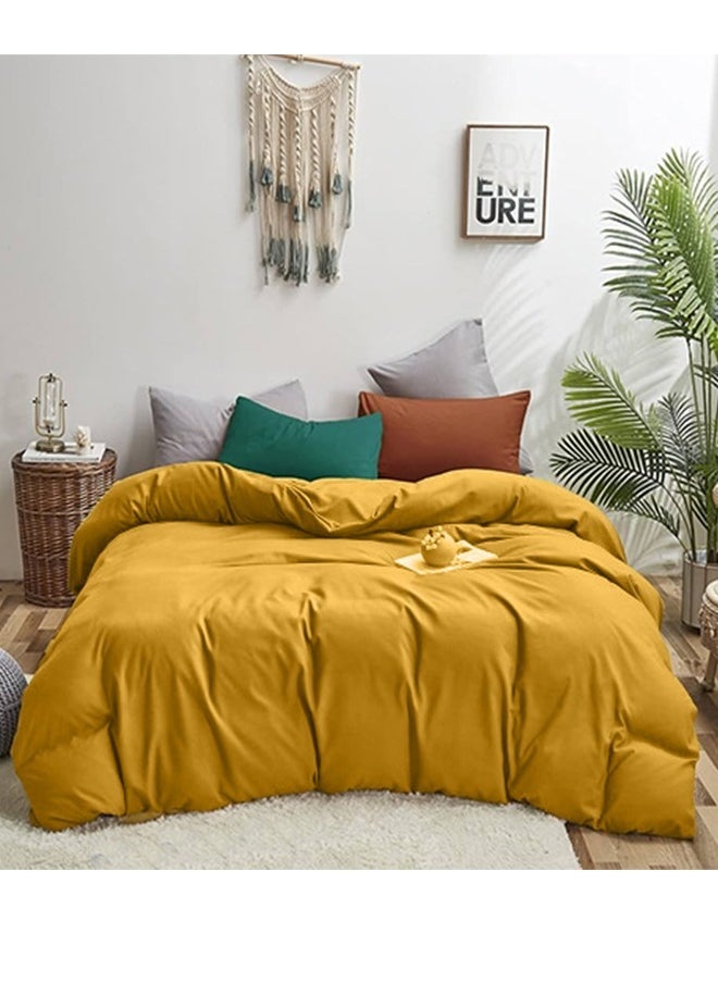 Quilt cover with zipper, 180*235 cm, Mustard yellow - pzsku/Z096CB3F9EDD60E9F5F4EZ/45/_/1736930628/cc7dea1c-13d3-4973-ad7b-cbb7dce832aa