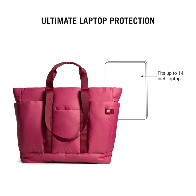 Daily Objects Idyll Tote Bag for Girls and Women| Crafted using Soft-Touch & Water-Repellent Polyester | Polyfill Cushioning on the Inside | Holds Any laptops upto 14’’ - Image 3