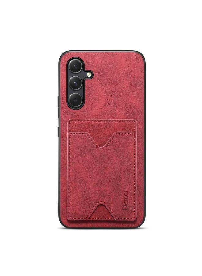 The Bros Case For Samsung Galaxy A24 5G PU Back Cover Card Slot Holder Phone Case