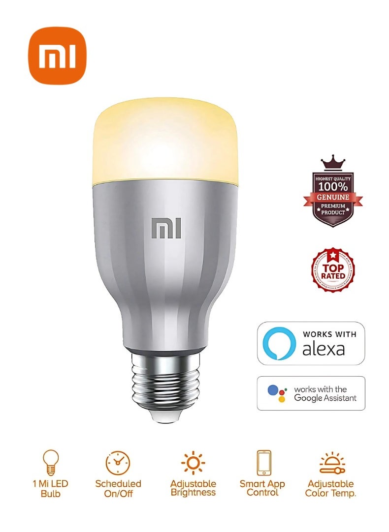 Smart Led Bulb Colorful 950 Lumens 9W Bulb Voice Control, Works With Alexa And Google Assistant (Upgraded Version) - pzsku/Z096CDD6F89CC42B3E57AZ/45/_/1726752224/3b3b07c9-7727-4274-b88b-c16ce946ffb3