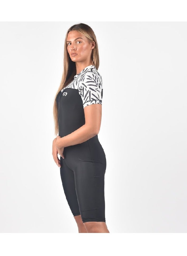 modestly active Short Sleeve/ Short Leg All-in-One Swimwear Suit Tracey Swimwear and Modest Swimwear - Image 4