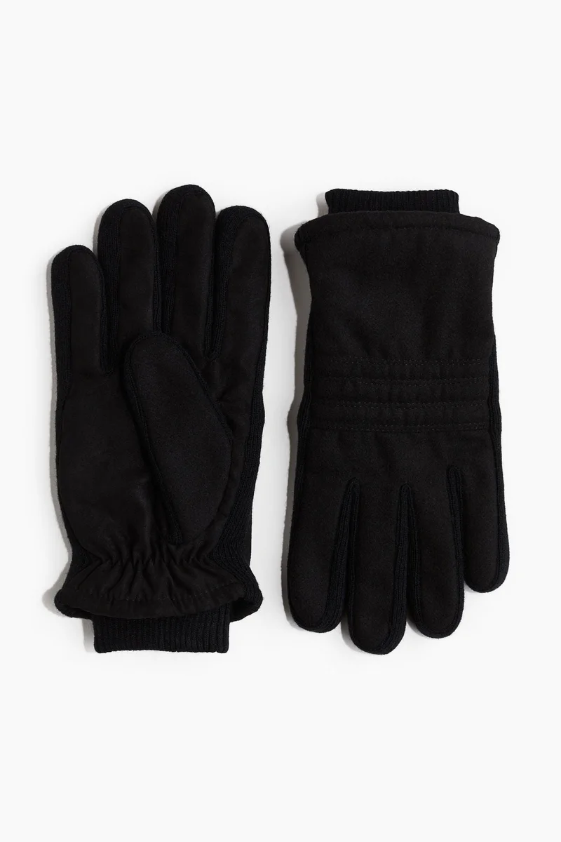 اتش اند ام Wool-blend gloves