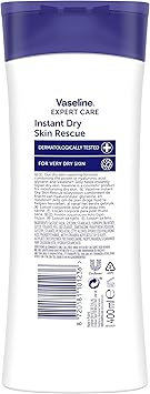 Vaseline لوشن الجسم فازلين إكسبيرت كير لإنقاذ البشرة الجافة الفورية مرطب مختبر جلدياً للبشرة الجافة جداً 400 مل عبوة من 2 - Image 3