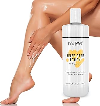 Mylee After Care Post Depilatory Skin Moisturiser for Smooth Skin Enriched with Aloe Vera Calming and Soothing Lotion 500ml - Image 2