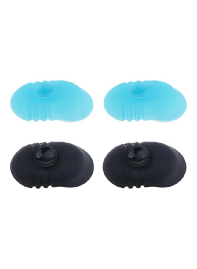 اليشمك زوج لاصقات من السيليكون لنظارات القراءة الطبية لحالات الحول وضعف النظر لدى الأطفال، أسود - Image 2