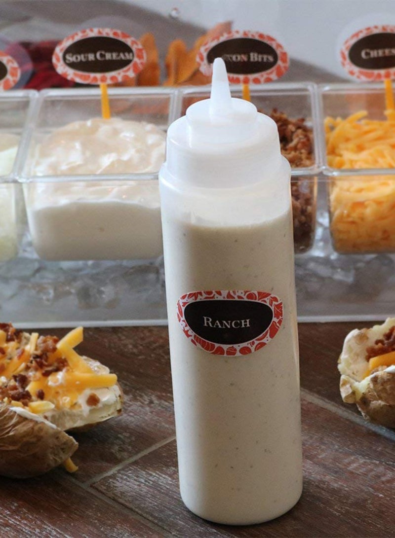 Sunnex 0.35 Liter Sauce Bottle – Precision Condiment Dispenser for Professional Kitchens - Image 2