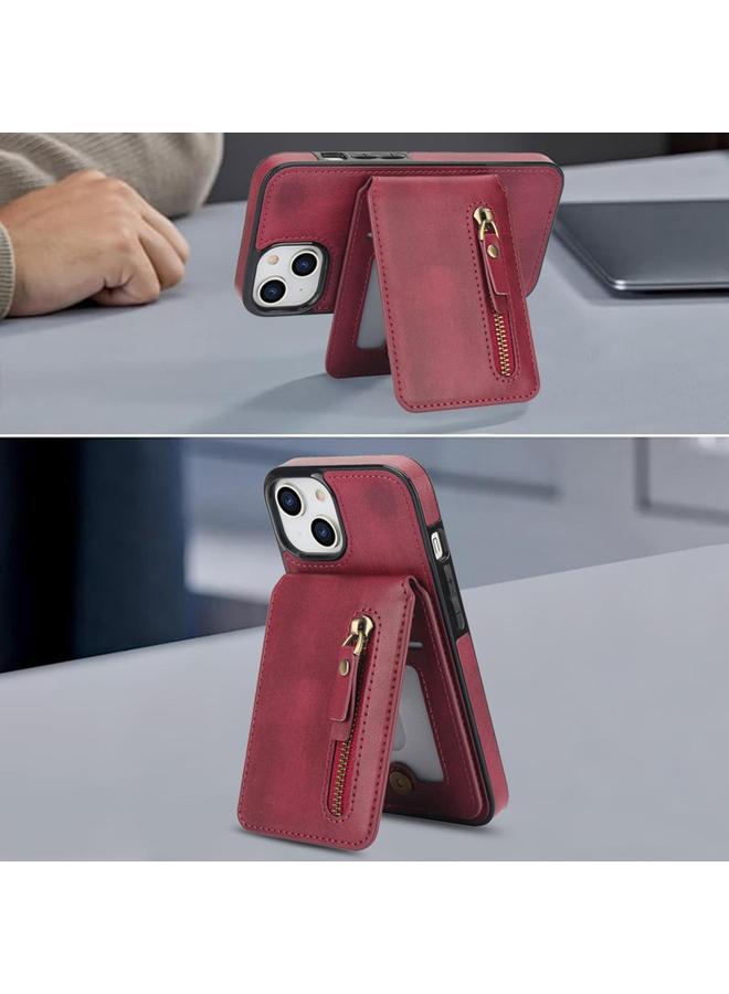 اس-توب جراب لهاتف iPhone 11 مزود بسحاب ومحفظة من الجلد مع فتحة MagSafe - Image 3