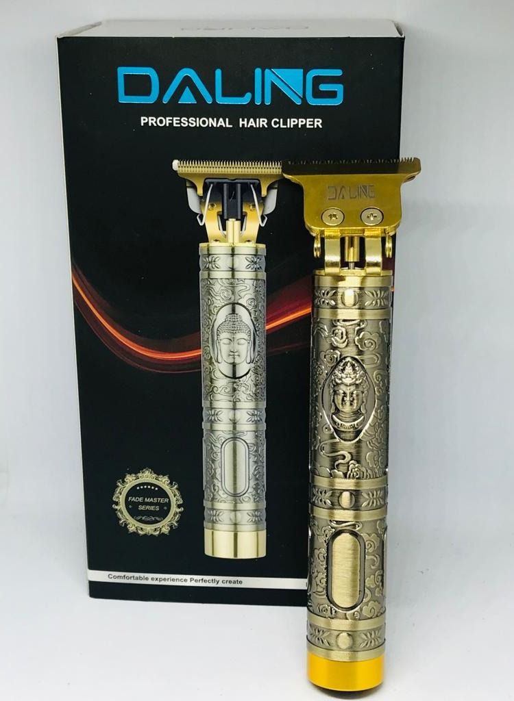 Daling 7-Piece Professional Adjustable Blade Clipper Set Gold/Black 64x30x40cm - Image 4