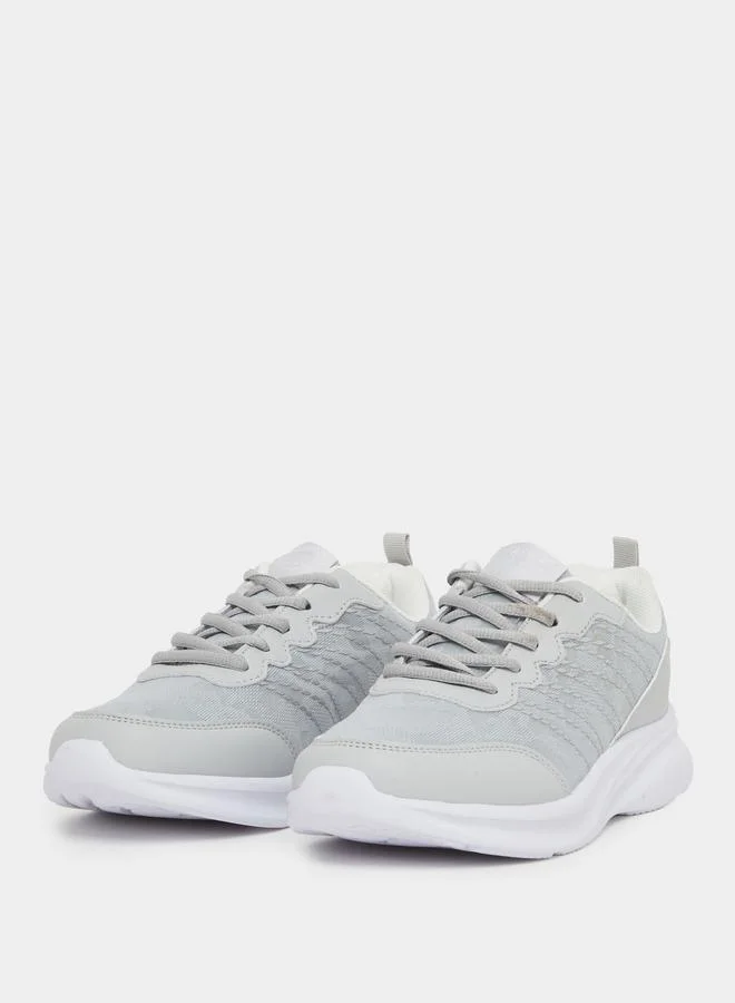 Styli Styli Panelled Lace Up Sneakers
