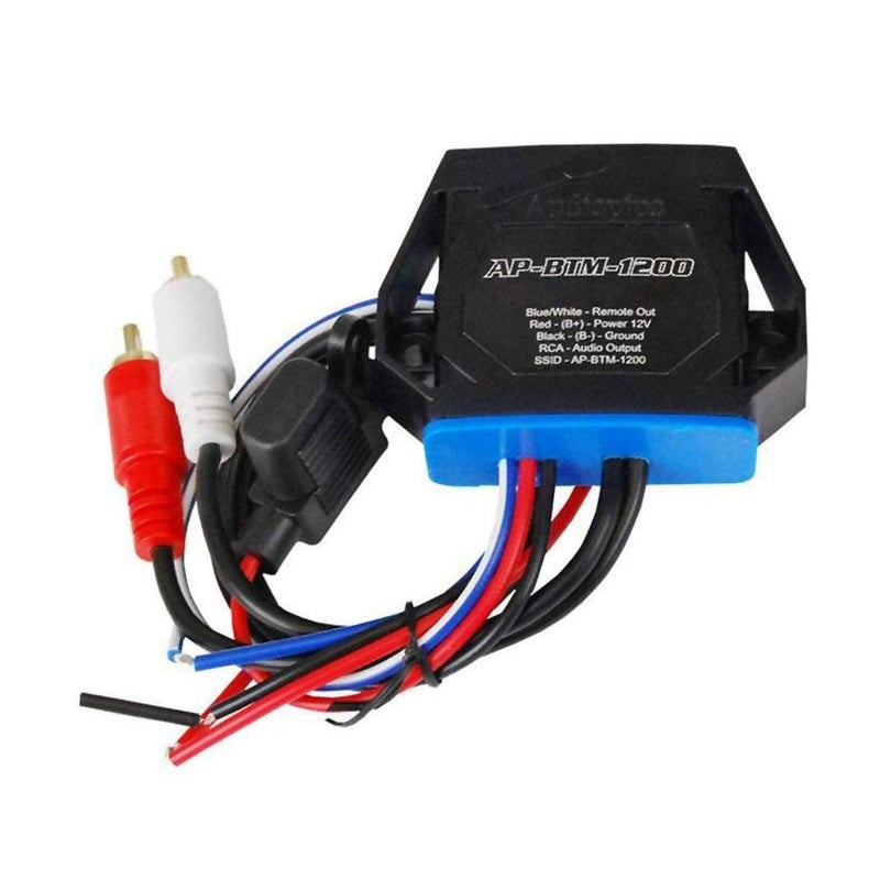 Audiopipe Marine Wireless Music Stream Audio Receiver (AP-BTM-1200), Blutooth 5.0 Adaptor, RCA Stereo Outputs, Perfect for Marine, ATV, UTV, Golf Car, Home Music - Image 5