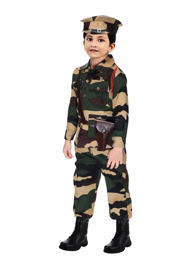 Chandrika Kids indian Army jungle print Costume Dress For Boys (7-8 YEARS) - Image 2