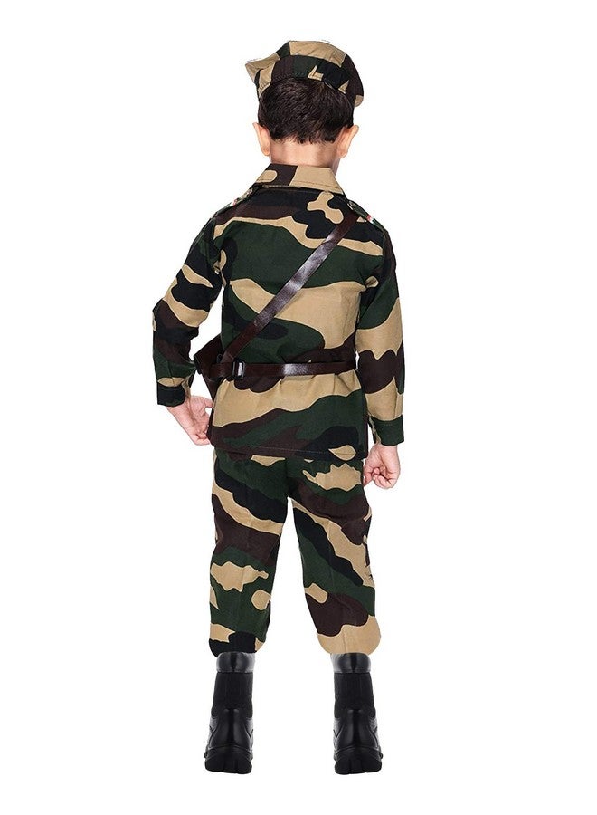 Chandrika Kids indian Army jungle print Costume Dress For Boys (7-8 YEARS) - Image 3