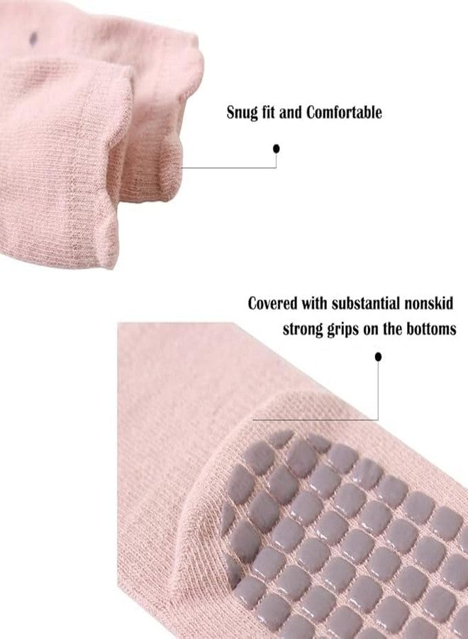 NYCTAN Cute Animal Face Non-Slip Grip Socks for Toddler Kids Boys Girls Warm Cozy Soft Cotton Winter Indoor Socks with Rubber Pads Non Skid Aged 1-3 Years (Cat) (RABBIT) - Image 4